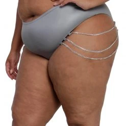 OhYes Set Me Free Reflective Booty Shorts Bottoms