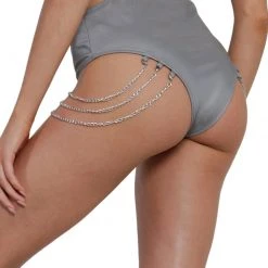 OhYes Set Me Free Reflective Booty Shorts Bottoms