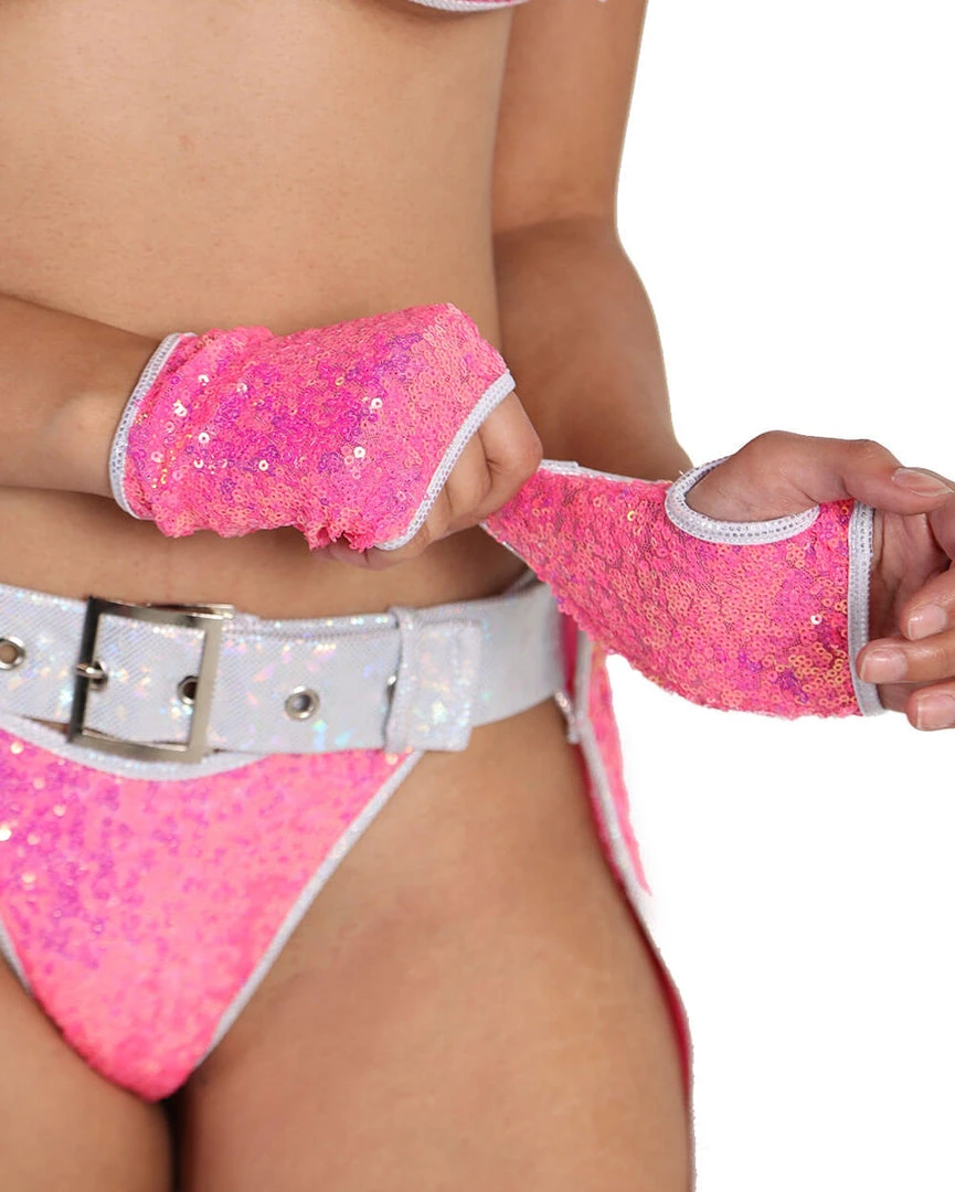 Roma She's Stunt'n In Sequin Gloves Accessories 1 Roma She's Stunt'n In Sequin Gloves Accessories