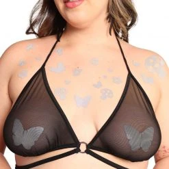 Sasswear X IHR Shroom Party Reflective Pasties And Body Stickers Set Trending Now 5 Sasswear X IHR Shroom Party Reflective Pasties And Body Stickers Set Trending Now