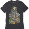 INTO THE AM Men Skeletal Bloom Tee