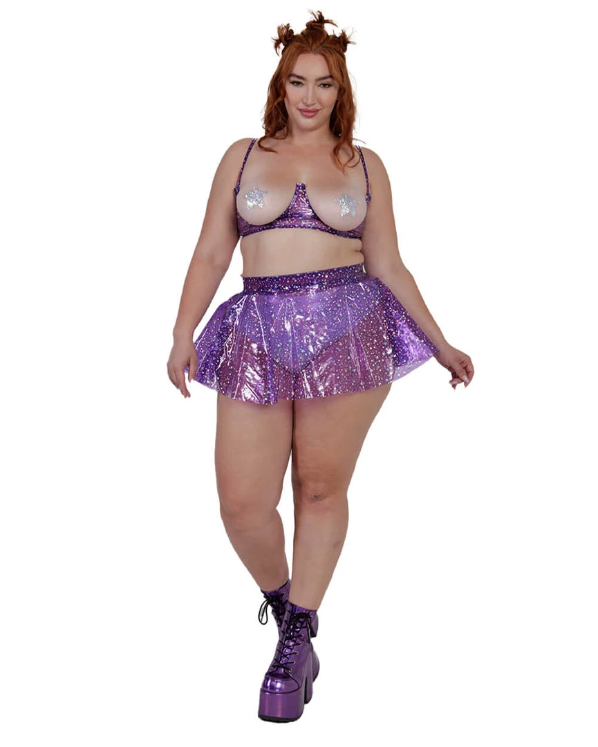 OhYes Sky Full Of Stars PVC Mini Skirt Clothing 13 OhYes Sky Full Of Stars PVC Mini Skirt Clothing
