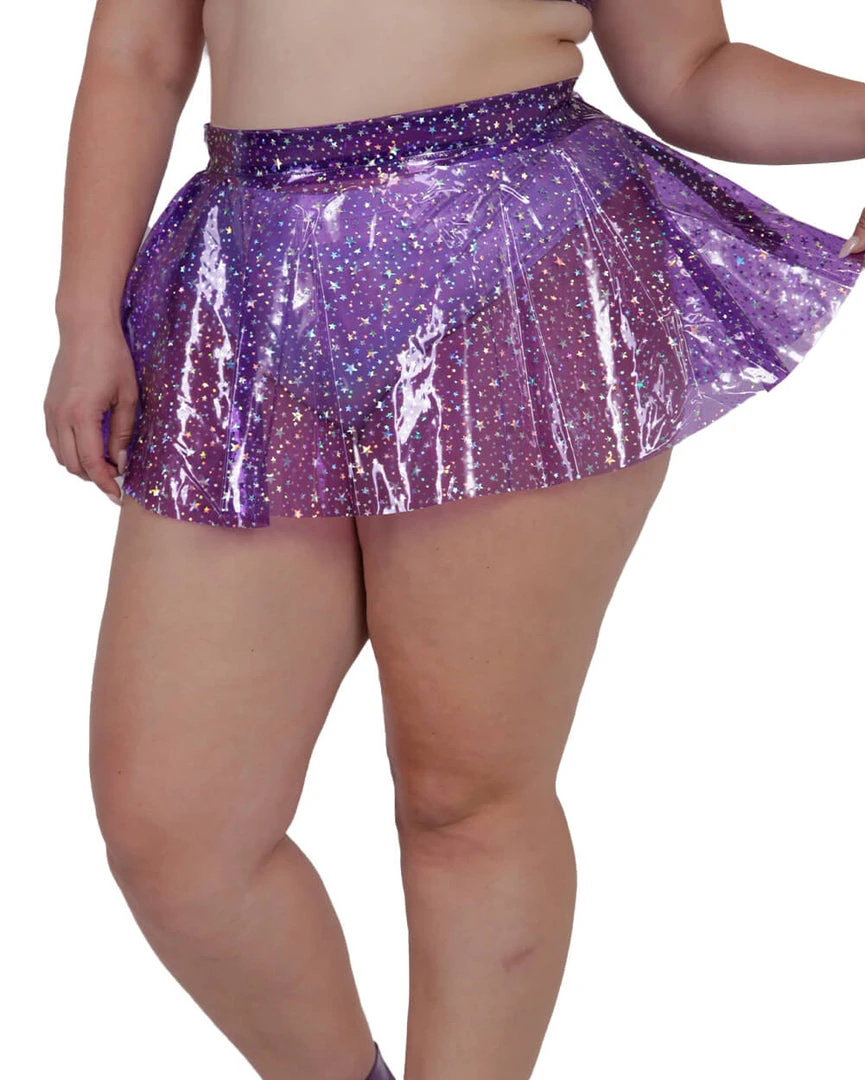 OhYes Sky Full Of Stars PVC Mini Skirt Clothing 12 OhYes Sky Full Of Stars PVC Mini Skirt Clothing