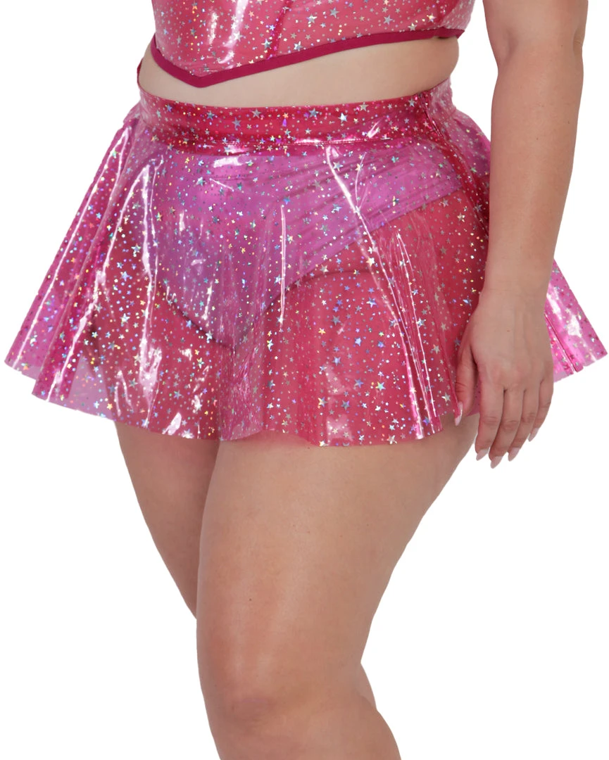 OhYes Sky Full Of Stars PVC Mini Skirt Clothing 35 OhYes Sky Full Of Stars PVC Mini Skirt Clothing