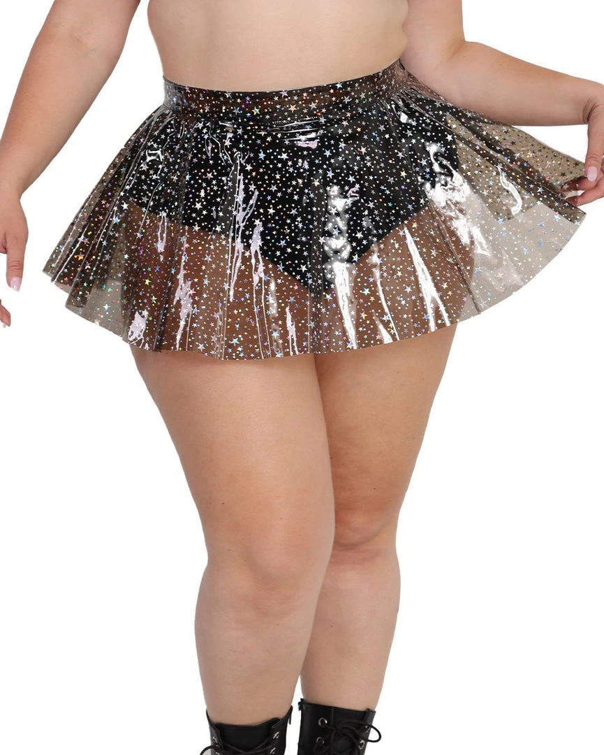 OhYes Sky Full Of Stars PVC Mini Skirt Clothing 19 OhYes Sky Full Of Stars PVC Mini Skirt Clothing