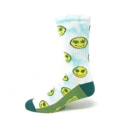 JY Designs And Creations Smiley Splat Tie-Dye Socks