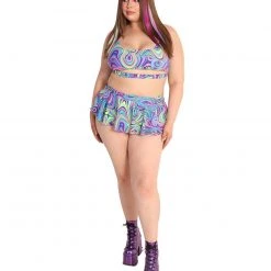 Dippin Daisies Sooo Trippy Skater Skirt Clothing 16 Dippin Daisies Sooo Trippy Skater Skirt Clothing