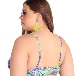 Dippin Daisies Sooo Trippy Underboob Cutout Top