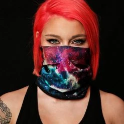 INTO THE AM Space Fade Seamless Mask Bandana