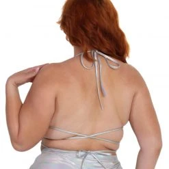 Day G Space Date Holo Wrap Around Bikini Top Tops