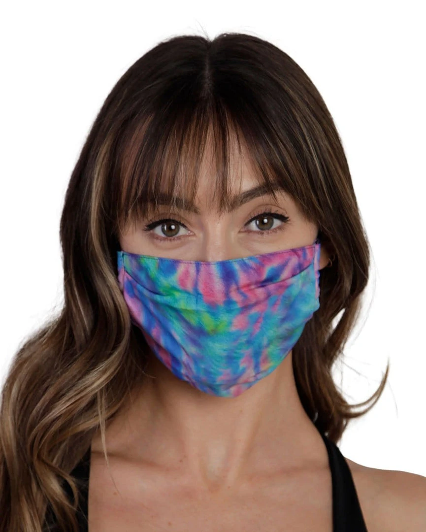 INTO THE AM Spiral Tie-Dye Face Mask 1 INTO THE AM Spiral Tie-Dye Face Mask