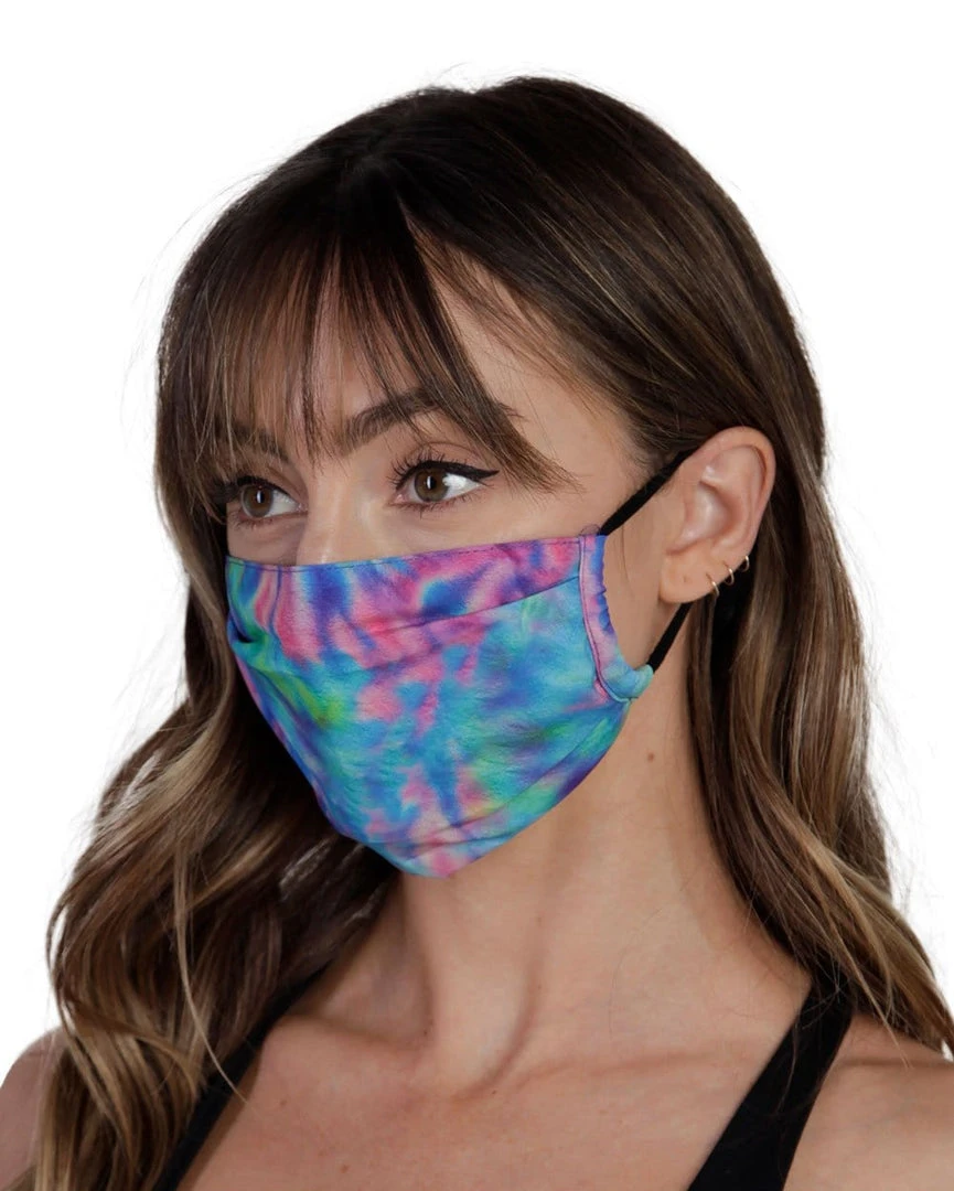 INTO THE AM Spiral Tie-Dye Face Mask 2 INTO THE AM Spiral Tie-Dye Face Mask