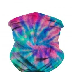 INTO THE AM Masks & Bandanas Spiral Tie-Dye Seamless Mask Bandana