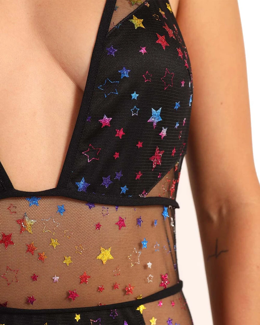 OhYes New Arrivals Star Bright Mesh Bodysuit 2 OhYes New Arrivals Star Bright Mesh Bodysuit