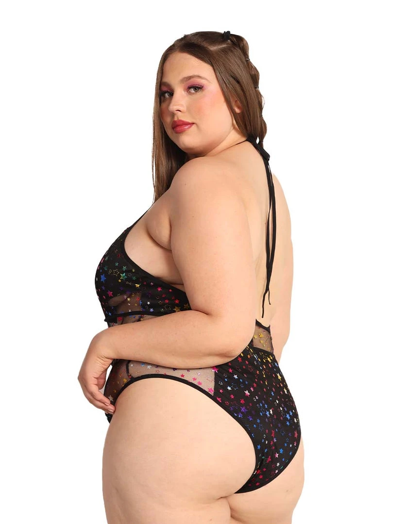 OhYes New Arrivals Star Bright Mesh Bodysuit 10 OhYes New Arrivals Star Bright Mesh Bodysuit