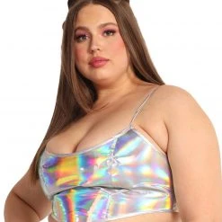 OhYes Stargirl Holo Corset Top Clothing