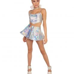 OhYes Stargirl Holo Corset Top Clothing