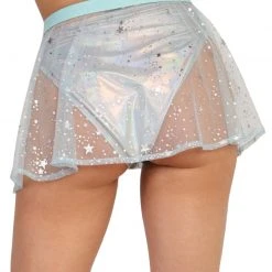 OhYes New Arrivals Starlight Lover Flowy Mesh Mini Skirt