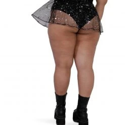 OhYes New Arrivals Starlight Lover Flowy Mesh Mini Skirt