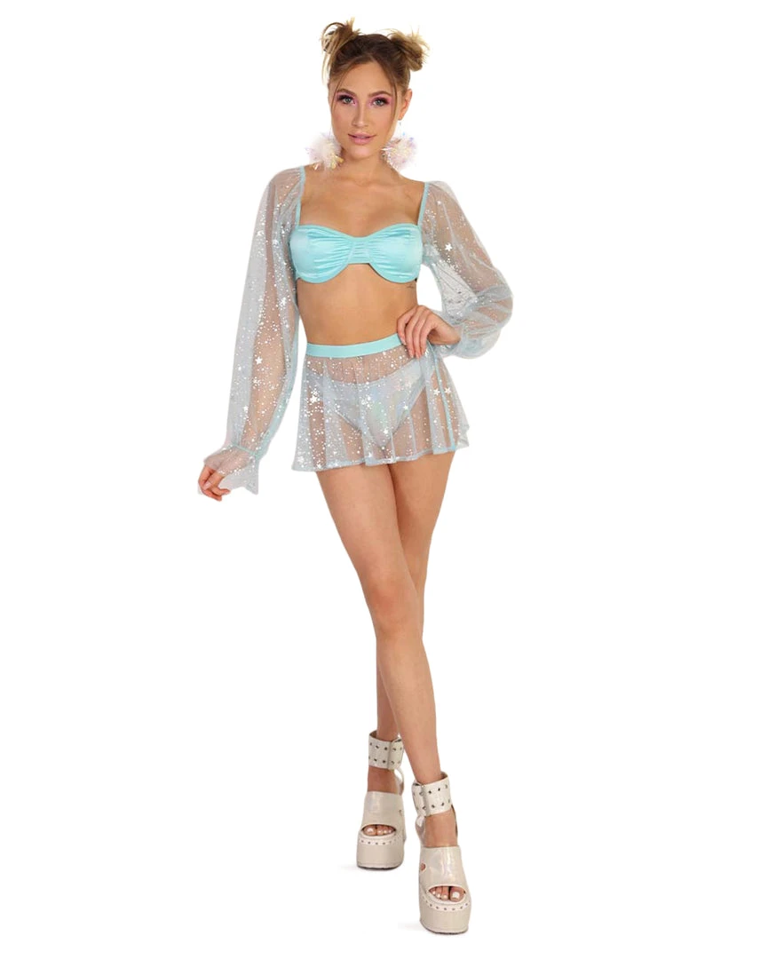 OhYes Starlight Lover Mesh Crop Top 4 OhYes Starlight Lover Mesh Crop Top