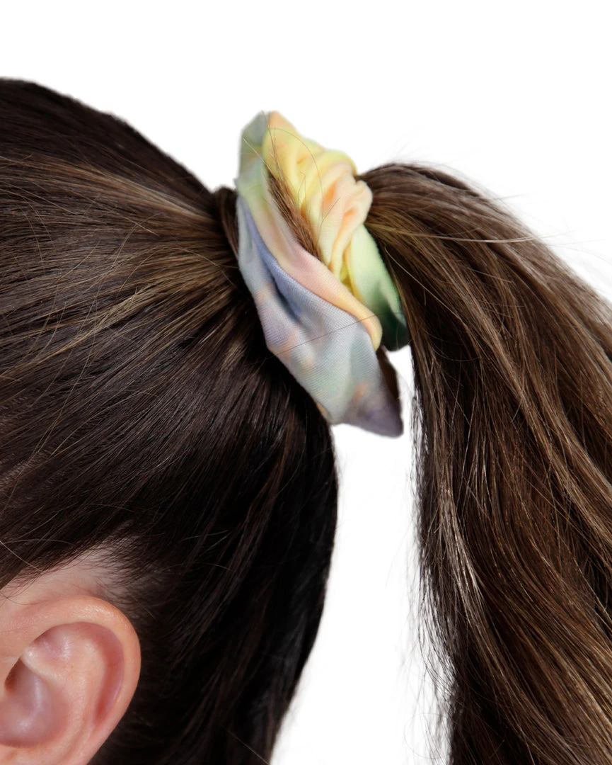 LA Seduction Sun Soaked Rainbow Tie-Dye Scrunchie 2 LA Seduction Sun Soaked Rainbow Tie-Dye Scrunchie