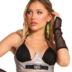 OhYes Superstar Glow Reflective Underboob Crop Top New Arrivals