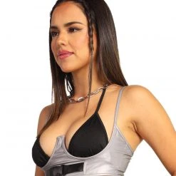 OhYes Superstar Glow Reflective Underboob Crop Top New Arrivals