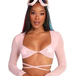 Top Chic Clothing Sweet Nothings Wrap Around Long Sleeve Top