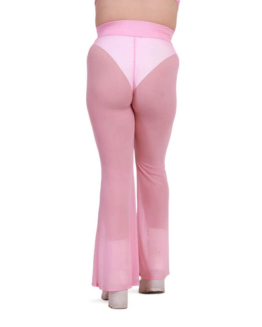 OhYes Sweet Thing High Waist Mesh Bell Bottoms 20 OhYes Sweet Thing High Waist Mesh Bell Bottoms