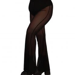 OhYes Sweet Thing High Waist Mesh Bell Bottoms 27 OhYes Sweet Thing High Waist Mesh Bell Bottoms