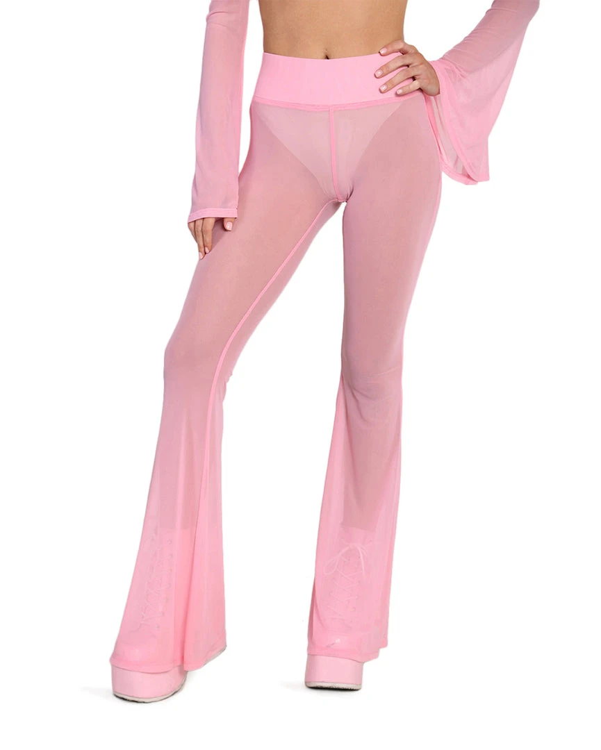 OhYes Sweet Thing High Waist Mesh Bell Bottoms 11 OhYes Sweet Thing High Waist Mesh Bell Bottoms