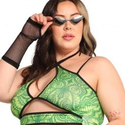 Cherry Mellow, Inc. Techno Inferno Underboob Crop Top