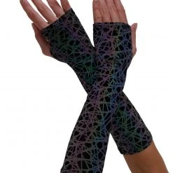 Dippin Daisies Trippy Drip Reflective Fingerless Gloves Dresses & Sets