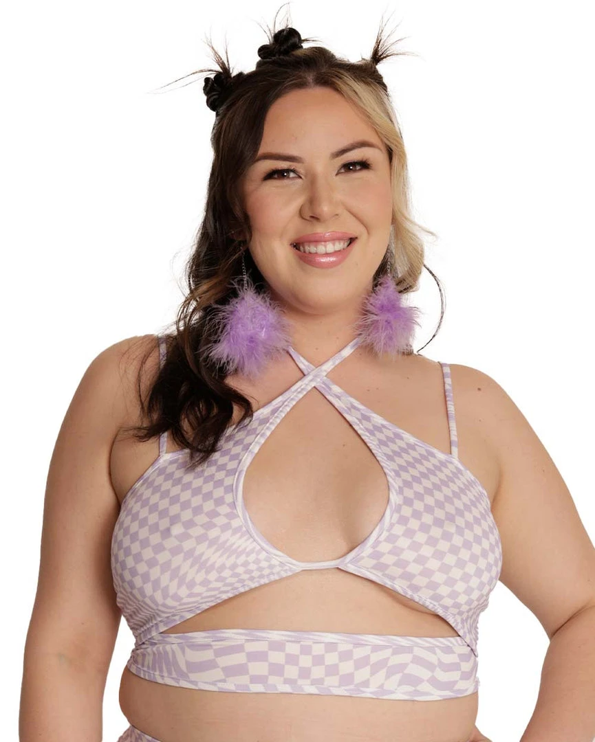 Cherry Mellow, Inc. Clothing Trippy Twist Strappy Crop Top 7 Cherry Mellow, Inc. Clothing Trippy Twist Strappy Crop Top