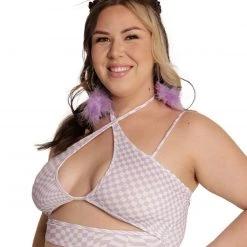 Cherry Mellow, Inc. Clothing Trippy Twist Strappy Crop Top 20 Cherry Mellow, Inc. Clothing Trippy Twist Strappy Crop Top