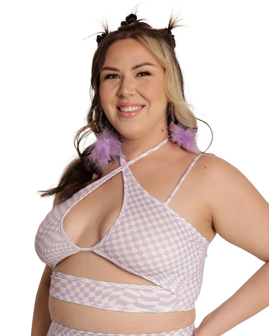 Cherry Mellow, Inc. Clothing Trippy Twist Strappy Crop Top 10 Cherry Mellow, Inc. Clothing Trippy Twist Strappy Crop Top