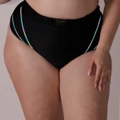 Cherry Mellow, Inc. Turn Up The Lights High-Waist Speed Clasp Rainbow Reflective Bottoms New Arrivals