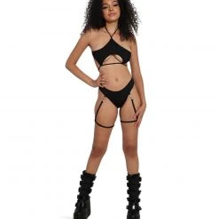 Roma Under Cover Garter Clip-On Shorts Bottoms