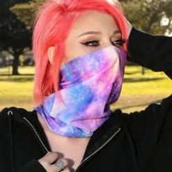 INTO THE AM Unicorn Nebula Seamless Mask Bandana
