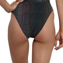 Dippin Daisies Bottoms Viper Queen Reflective High Waisted Shorts 14 Dippin Daisies Bottoms Viper Queen Reflective High Waisted Shorts