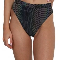 Dippin Daisies Bottoms Viper Queen Reflective High Waisted Shorts