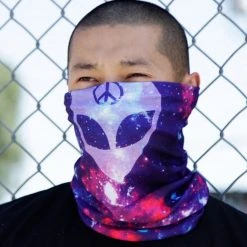 INTO THE AM We Rave In Peace Seamless Mask Bandana