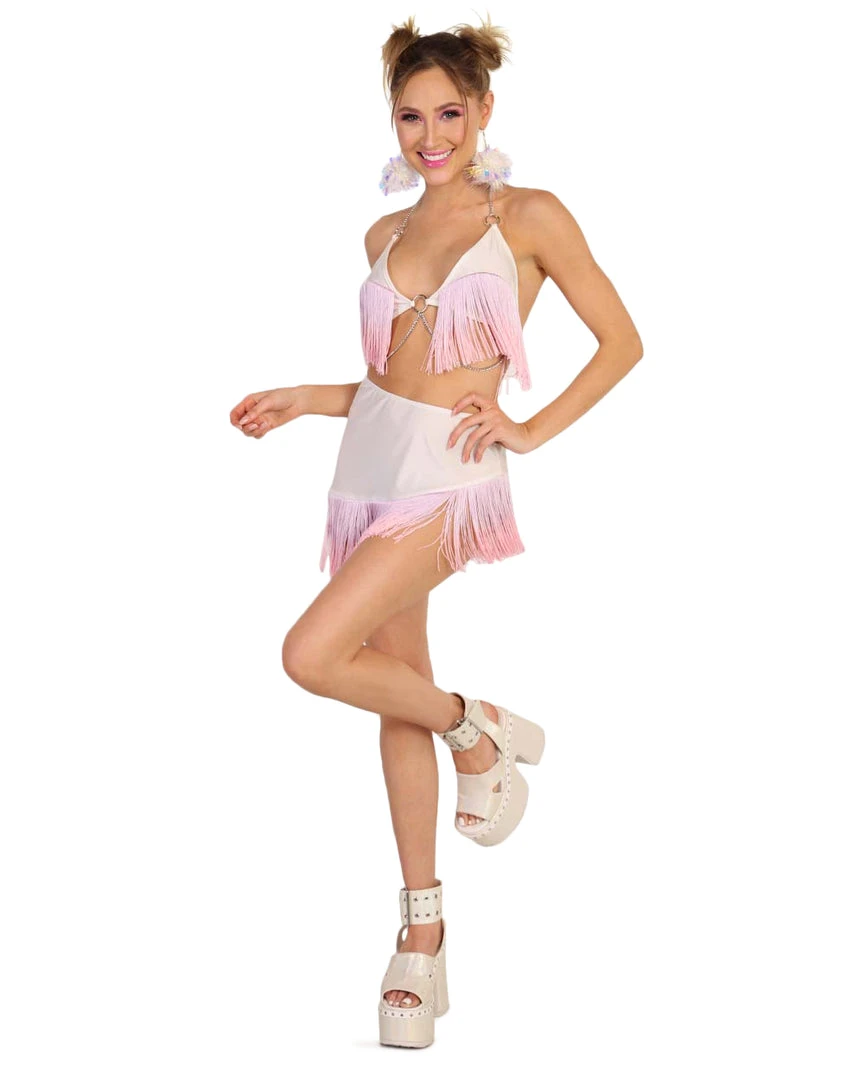 OhYes Wildest Dreams Fringe Halter Top Clothing 3 OhYes Wildest Dreams Fringe Halter Top Clothing