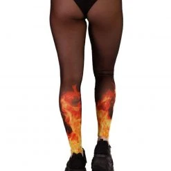 Nylon Hot Girl Mesh Leggings