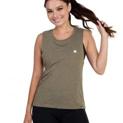 INTO THE AM Basic Women's Muscle Tank Tops