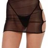 One By One Apparel Bad Lil Bish Cut Out Mini Skirt