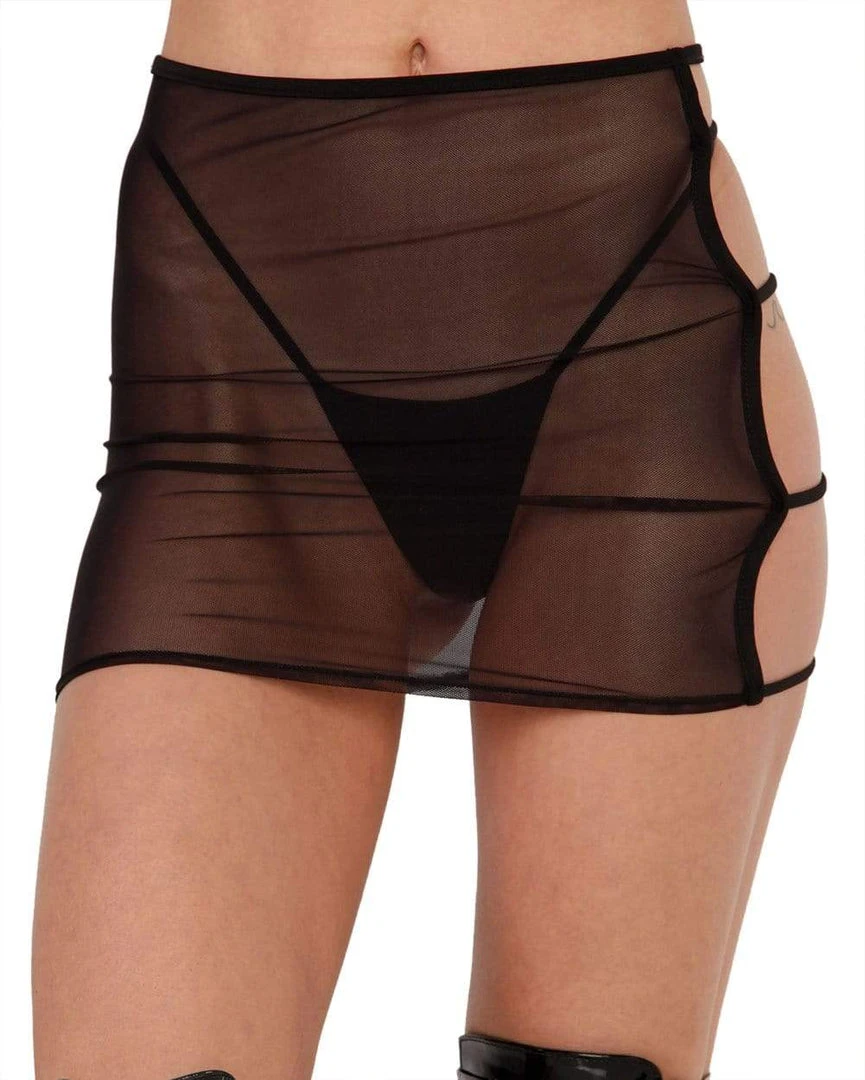 One By One Apparel Bad Lil Bish Cut Out Mini Skirt 1 One By One Apparel Bad Lil Bish Cut Out Mini Skirt