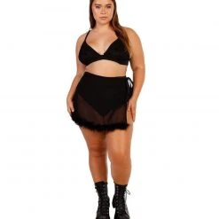 OhYes Marabou Side Tie Mini Skirt 13 OhYes Marabou Side Tie Mini Skirt