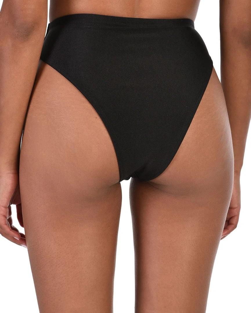 OhYes Black Rainbow High Cut Bottoms 4 OhYes Black Rainbow High Cut Bottoms