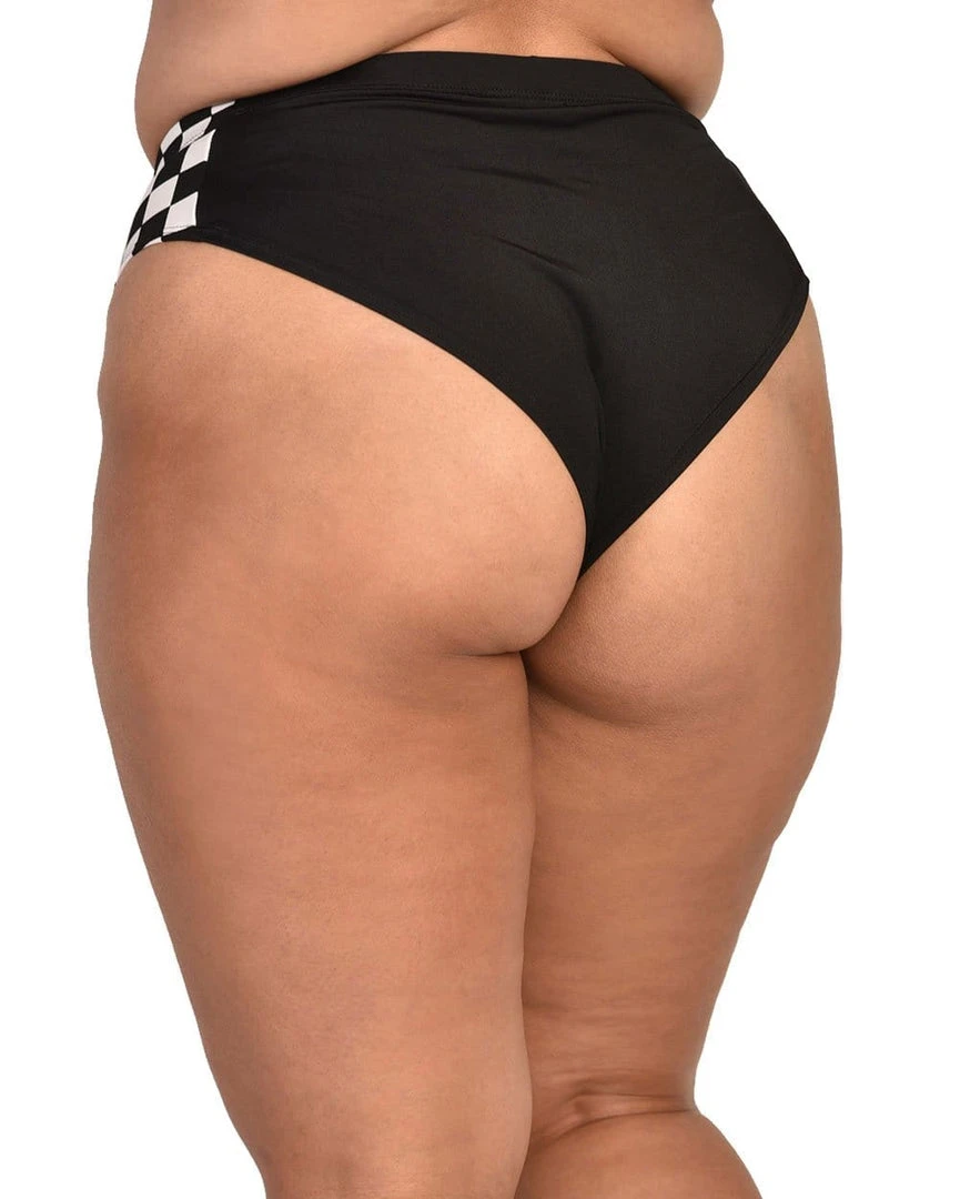 Cherry Mellow, Inc. Checked Out High Waisted Bottoms 4 Cherry Mellow, Inc. Checked Out High Waisted Bottoms